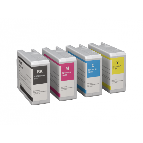 EPSON C6500 Farbetikettendrucker mit Cutter gloss